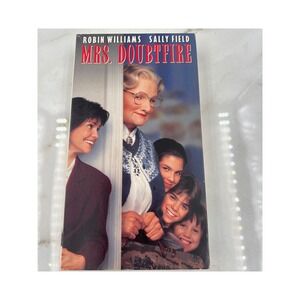 Mrs Doubtfire VHS 1993 Robin Williams Sally Field Fox Video 8588 Hi-Fi Stereo